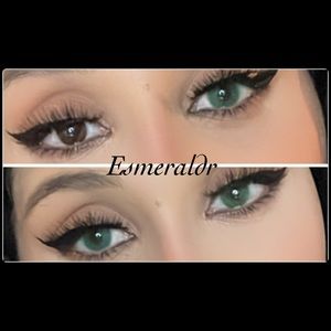 Lentes de contacto( esmeraldr)